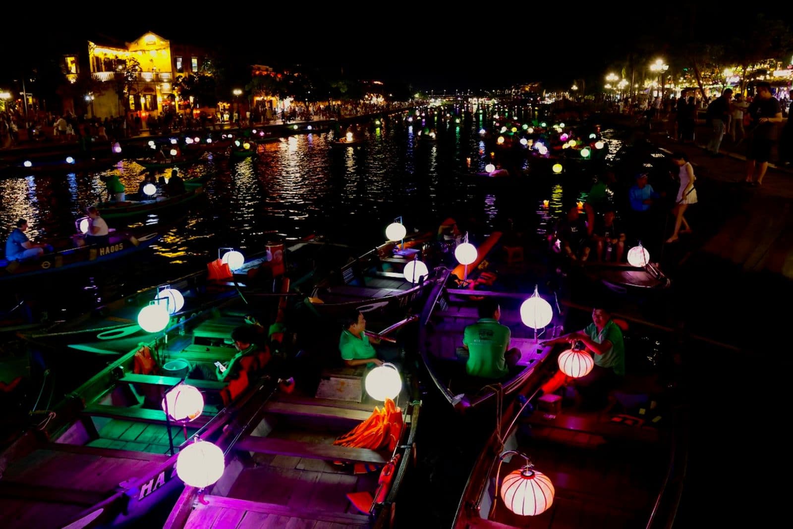Lantern boats, Hoi An, Vietnam
